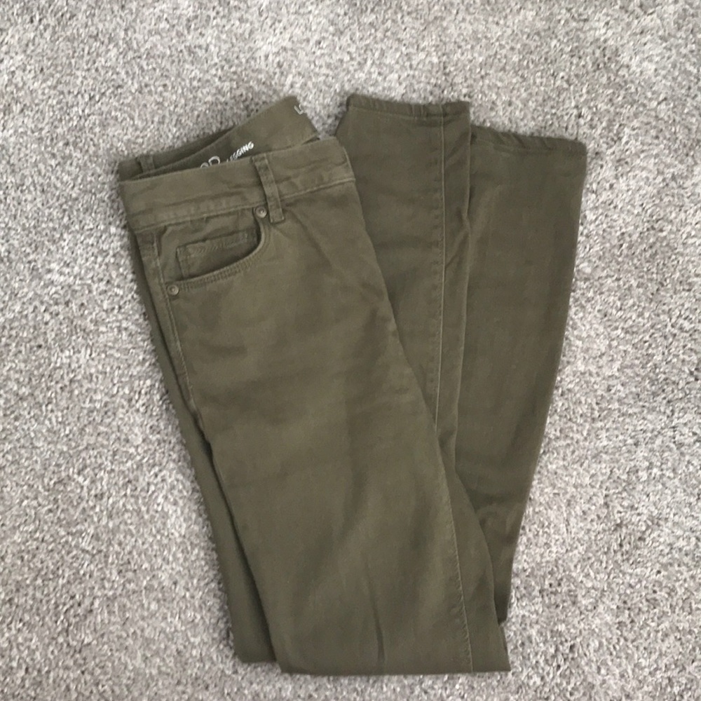 Loft Green/Toupe pant